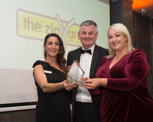 You are currently viewing SEAMS ABOUT RIGHT! THE ZIP YARD SEW UP SUSTAINABILITY ACCOLADE AT IRISH FRANCHISE ASSOCIATION AWARDS